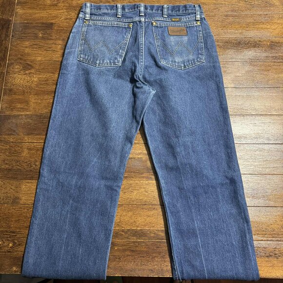 Vintage Wrangler 47MWZ Jeans Size 32X36 Nicely Worn Cowboy Western Rodeo - Picture 14 of 15